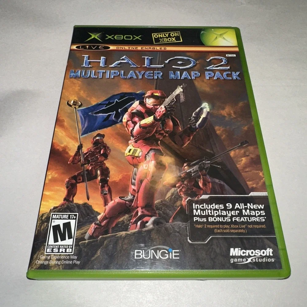 Halo 2 Multiplayer Map Pack (Xbox, 2005) Complete CIB Excellent Condition